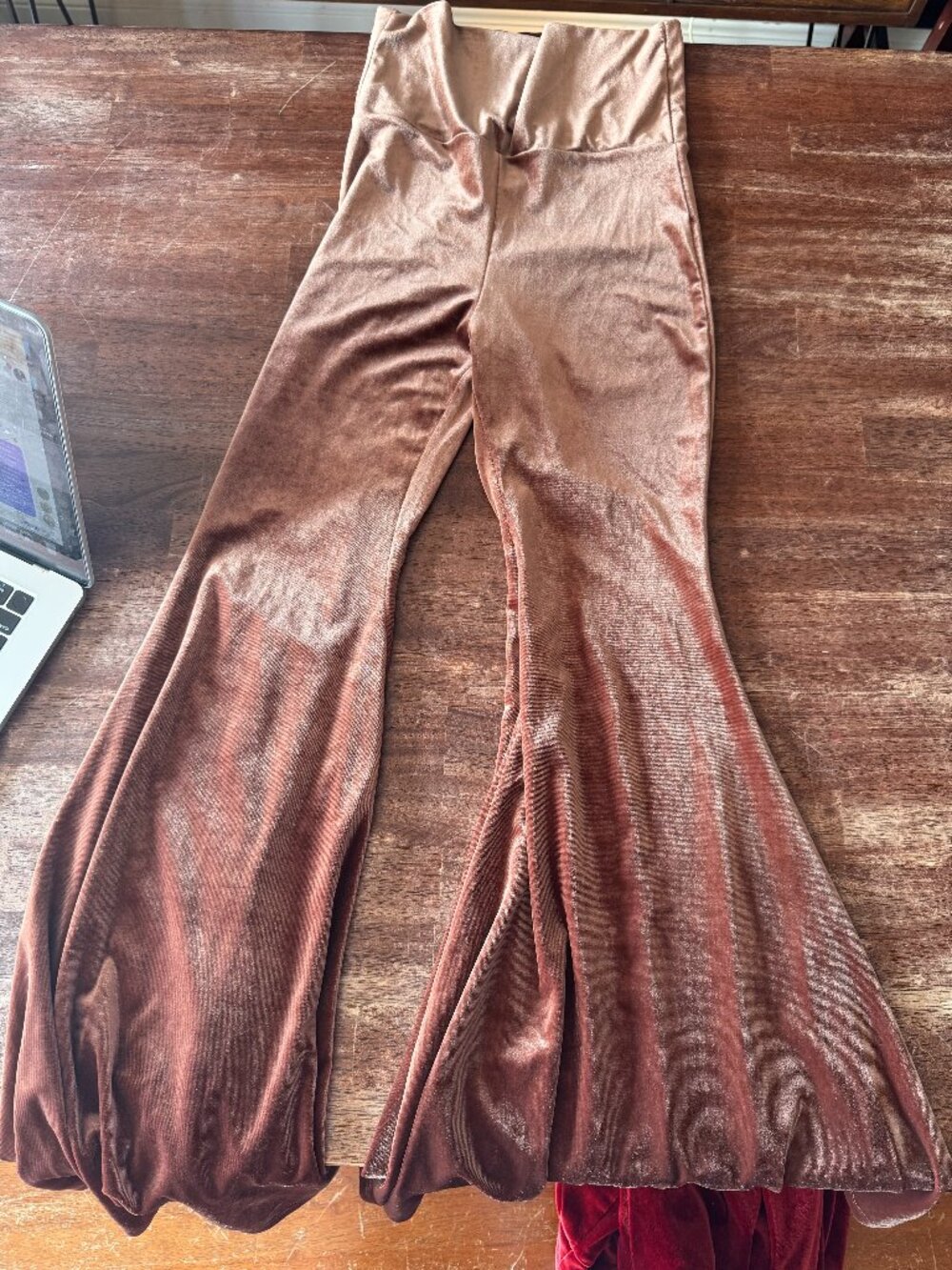 Rust colored Velvet Bells